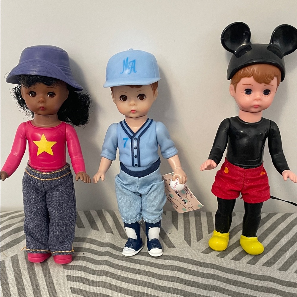 Lot of 3 Madame Alexander 8 inch dolls